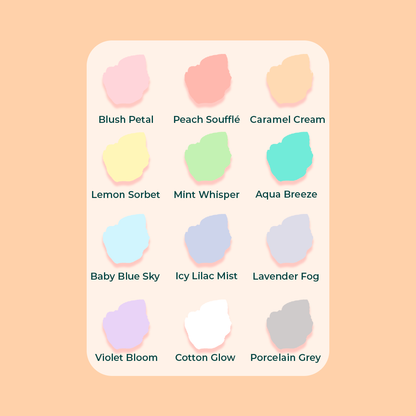 12 Pastel Watercolor Refills