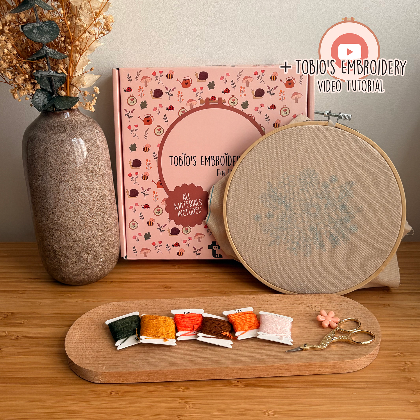Autumn Bloom - Embroidery Kit