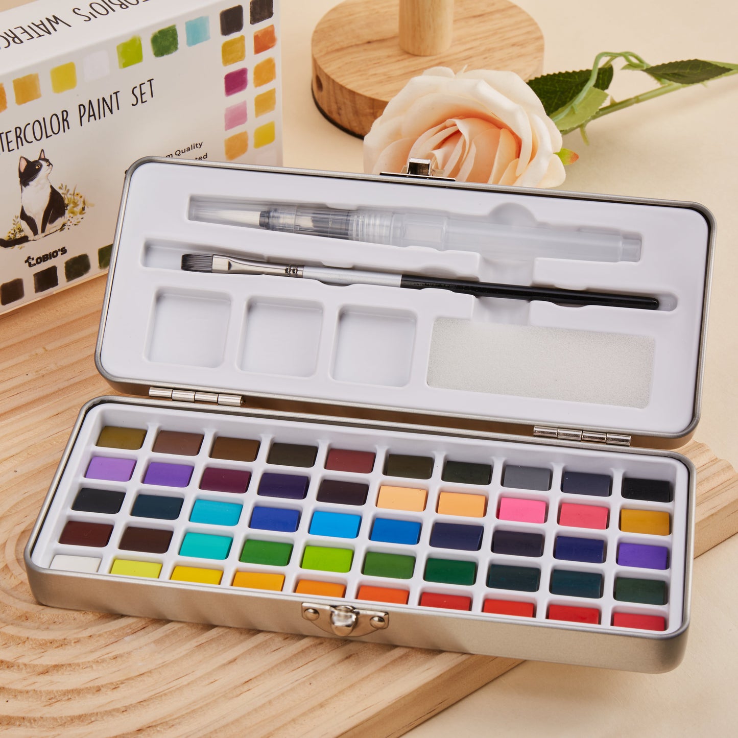 Benovo's™ 50 Watercolor Paint Set
