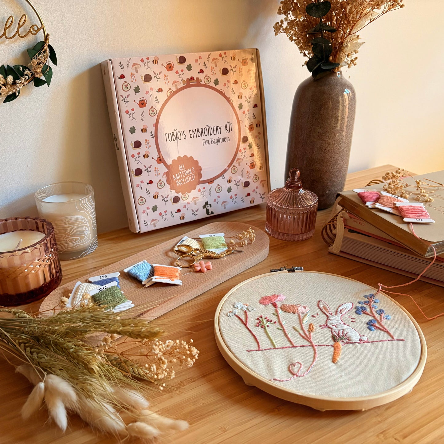 Coco the Rabbit - Embroidery Kit