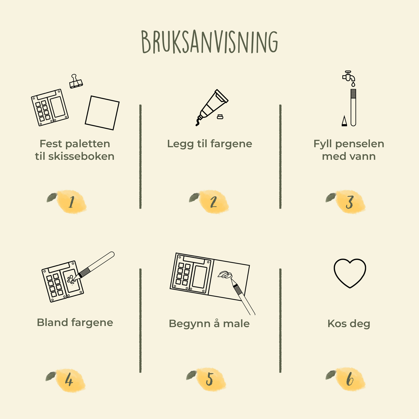 Elora Mini Akvarellsett