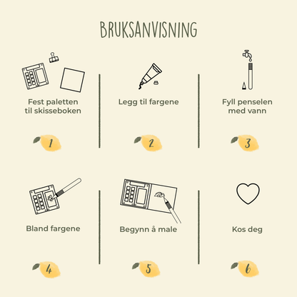 Elora Mini Akvarellsett