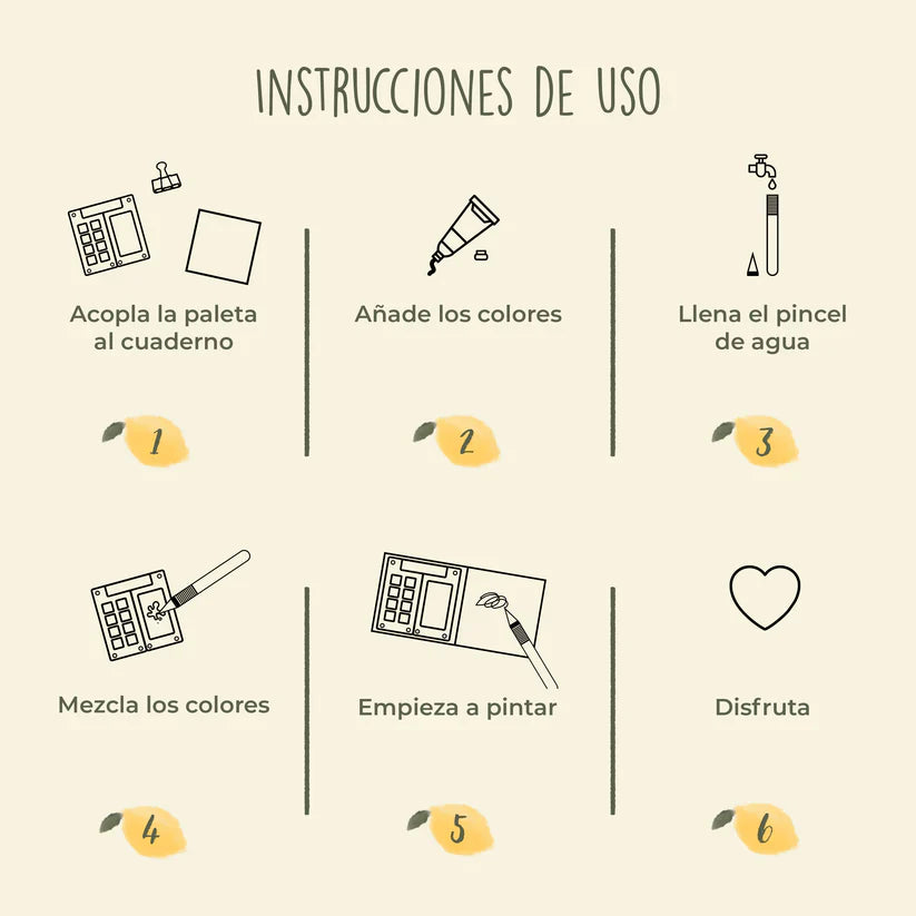 Benovo's™ Set de Mini-Acuarelas