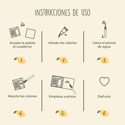 Benovo's™ Set de Mini-Acuarelas