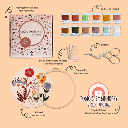 Wildflower Whispers - Embroidery Kit