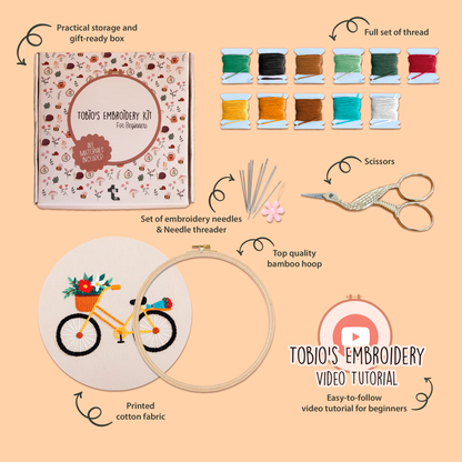 Petals & Pedals - Embroidery Kit